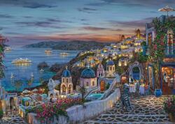 Schmidt Spiele - Puzzle Robert Finale: Apus de soare în Santorini - 1 000 piese Puzzle