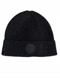 Tamaris női sapka beanie gyapjú fekete logó meleg puha téli (TCW0099 80004)