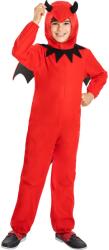 HeliumKing Costum pentru copii - Drăcușor cu coarne Mărimea - Copii: S: 100 - 104 cm Costum bal mascat copii