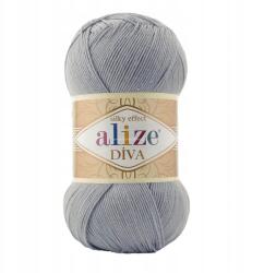 alize Diva 355 ezüstszürke fonal (355)