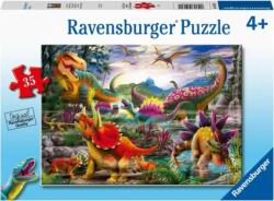 Ravensburger - Puzzle T-Rex Terror - 1 - 39 piese