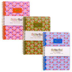 Pukka Pad Spirálfüzet, A5, vonalas, 100 lap, PUKKA PAD "Floral Jotta Notebook", vegyes minta (2144-FLO) - iroszer24
