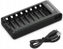  Powerowl Akkumulátortöltő Ni-MH/Ni-CD Aa/aaa Gyorstöltés Usb Led (5907153319889)