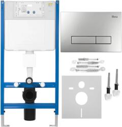 Rea Cadru WC incastrat Rea cu clapeta HD crom periat (KPL-E0635)