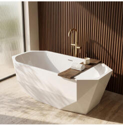 Rea Cada freestanding cu ventil alb Rea Diamanti 170 cm alb (REA-W1864)