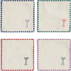 &K Amsterdam Șervețele textile Zigzag 12 x 12 cm (6044-02)