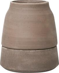 Bergs Potter Ghiveci cu autoirigare pentru ierburi aromatice Viva 12 cm, gri (VIG12S)