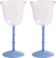 &K Amsterdam Pahare de vin Dot 180 ml, roz, 2 buc (358-01) Pahar