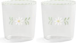 &K Amsterdam Pahare Flora 300 ml, albe, 2 buc (361-01) Pahar