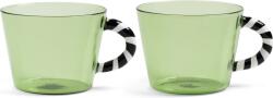 &K Amsterdam Pahare Duet 300 ml, verzi, 2 buc (356-01) Pahar
