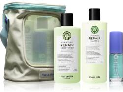 Maria Nila Structure Repair Beauty Bag set cadou pentru păr uscat și deteriorat