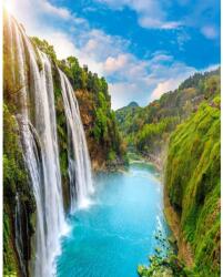 Blueback MAT Tapéta Cascada46 Vízesés a dombon, 150 x 205 cm (BBIMG3964)