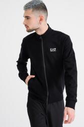 Giorgio Armani EA7, Cipzáros felső magas gallérral, Fekete, Sáfránysárga, 3XL (8NPM31-PJVRZ-1200-3XL)