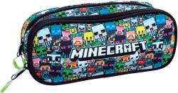 GIM Neceser oval GIM Minecraft - Chibi, 2 fermoare (316-04144) Penar
