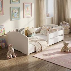  Montessori gyermekágy LEO 160x80 - alacsony ágy korlátokkal