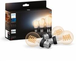Philips White Ambience E27 Standard Filament, 7W, dimmable, warm to cool white light, compatible with Amazon Alexa (Echo, Echo Dot), pack of 3 - 929002477504