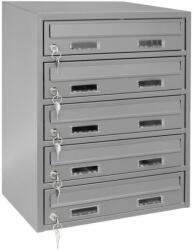  M39R/5 modulos postaláda RAL9006, RAL 9006 / Szürke