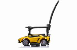  Tolókaros Lamborghini Aventador kisautó citromsárga színben (ZDN.A8810P.ZOL)