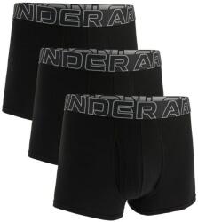 Under Armour Boxeri pentru bărbați Perf Cotton 3in 3Pack Black S
