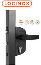 Locinox LAKZ P1L kapuzár Fekete (RAL9005) 60-as