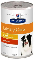 Hill's Pescription Diet Canine C/D 370 g - struvit és kalcium-oxalát húgykövesség