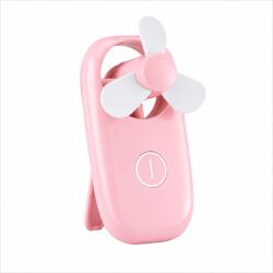  Mini ventilátor - 2 x AAA - 6 x 5 x 11, 5 cm - 4 szín 51099 (51099)