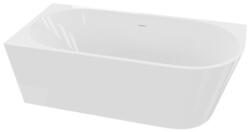 Roltechnik CALDERA fényes fehér szabadonálló fali sarokkád 160x75 cm jobbos kivitel (5900378333760)