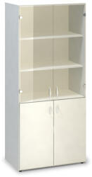Interier Ricany Magas szekrény ProOffice 80 x 47 x 178 cm, fehér - rauman - 264 090 Ft