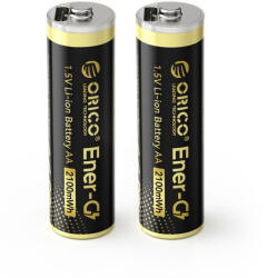 ORICO 1.5V AA 2100mWh Li-Ion akkumulátor - USB-C x 2 db (EG5C-UN-2PK-BP)