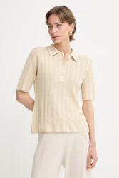 MM by Max Mara póló női vászon RIVETTO - bézs M