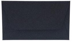 KASKAD Boríték névjegy 73x111mm Curios metál 120gr-os papír, enyvezett záródás, Ébenfekete 58 (00558)