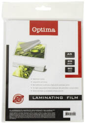 Optima Lamináló fólia OPTIMA A/5 80 mikron fényes 25/csom (20260) - eztkapdki
