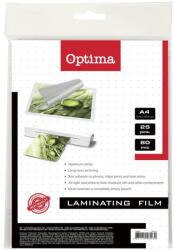 Optima Lamináló fólia OPTIMA A/4 80 mikron fényes 25/csom (20285) - eztkapdki