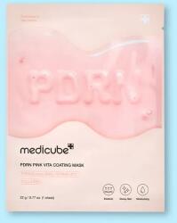 Medicube Rózsaszín arcmaszk vitaminokkal és polinukleotidokkal PDRN Pink Vita Coating Mask - 22 g / 1 db