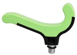 Gonefishing Suport lanseta feeder fata Gonefishing® 27588-1, 9.5 cm x 7 cm, negru/verde, material TPR (IST00027588-1) Suport lanseta