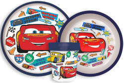 Disney Verdák Stickers Go csúszásmentes étkészlet, micro műanyag szett (JVL66686) - kreativjatek