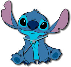  Disney Lilo és Stitch, A csillagkutya Cute XL falióra 50 cm (EWA3069LAS)