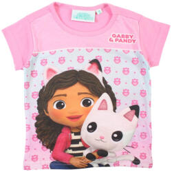 Gabi babaháza Pandy Light Pink gyerek rövid póló, felső 3 év / 98 cm (85FML357629B3) - kreativjatek
