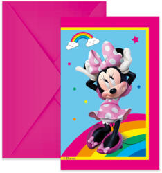  Disney Minnie Makes Me Smile party meghívó 6 db-os FSC (PNN97249) - kreativjatek