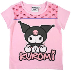  Hello Kitty Kuromi Light Pink gyerek rövid póló, felső 6 év / 116 cm (85FML365129B6)
