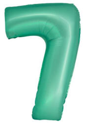 Számok Menta 7-es Mint Mat szám fólia lufi 76 cm (MLG158625)