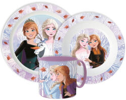  Disney Jégvarázs Autumn Leaves étkészlet, micro műanyag szett bögrével 265 ml (JVL33366)