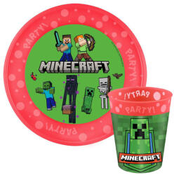  Minecraft Party micro prémium műanyag szett (JVL11113)