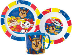  Mancs Őrjárat Pup Power étkészlet, micro műanyag szett bögrével 265 ml (JVL33354)