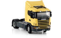 WSI MODELS Tir Scania R144.530 Seria 4 cu acoperis plat 4X2 Yellow, scala 1/50, WSI Models1/43 (45897)