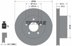 TEXTAR Disc frana TEXTAR 92113500 (92113500) - fixbox