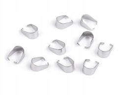 Stoklasa Rozsdamentes acél nyakkendő medálhoz, platina, 5x10 mm, 10 db (930602_276182_153794)