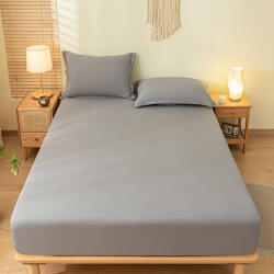 To megalo pazari Cearșaf Single cu Elastic 100x200+30cm. TMP-3432 Gri deschis (TMP-3432)
