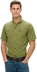 Superdry D2 Stud Merchant Cu mânecă scurtă Cămașă Verde M4010986A-ZH4 (M4010986A-ZH4)