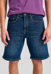 Funky Buddha Bermudă de Bărbați Albastru marin FBM011-070-03-DK-BLUE (FBM011-070-03-DK-BLUE)